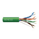 Genesis 23/4 Cat 6 Plus Unshielded (U/UTP) Riser Networking Cable - Reel-in-a-Box, 1000ft, Green - 50922105 Genesis 23/4 Cat 6 Plus Unshielded (U/UTP) Riser Networking Cable - Reel-in-a-Box, 1000ft, Green - 50922105
